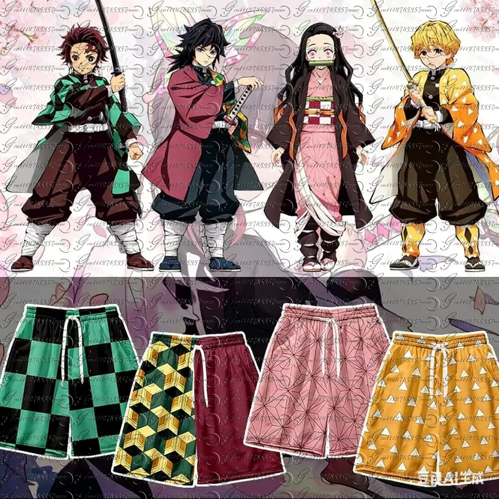 Anime Merchandise Women - 2026 New Demon Slayer Shorts for