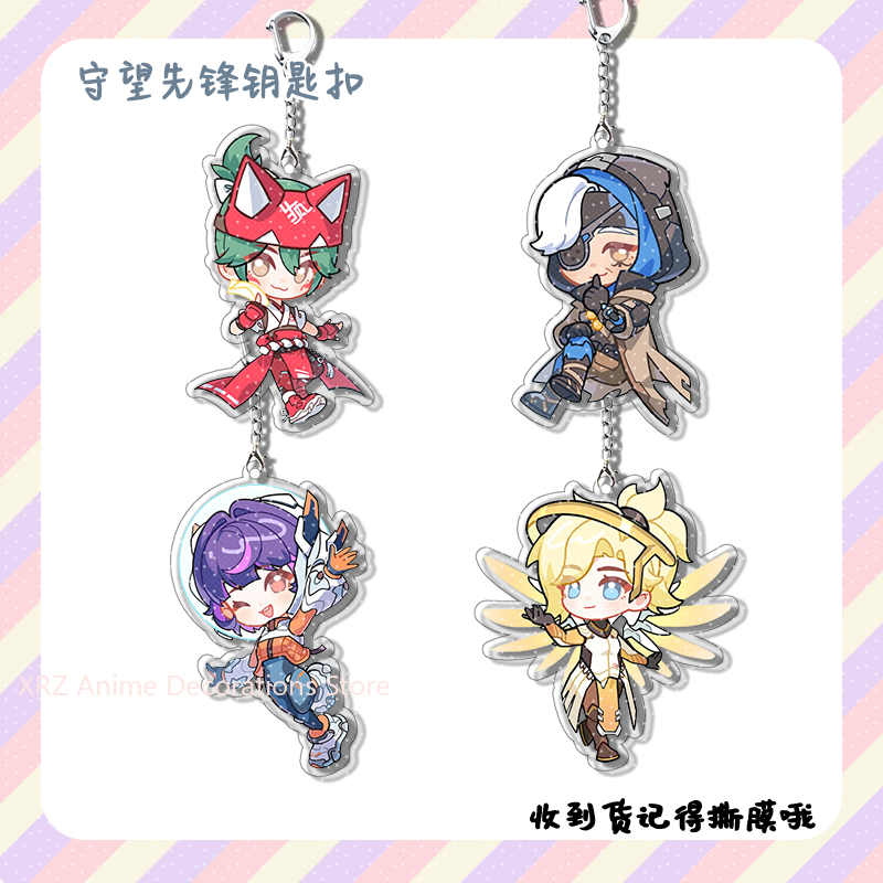 Anime Merchandise Bag - 4pcs Anime Game Overwatch Cole Cassidy