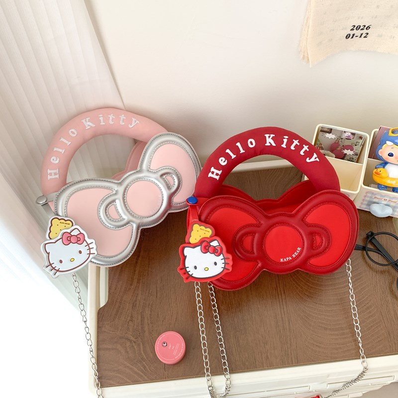 Anime Tote Bag - Anime Hello Kitty Bow Bag Fashion