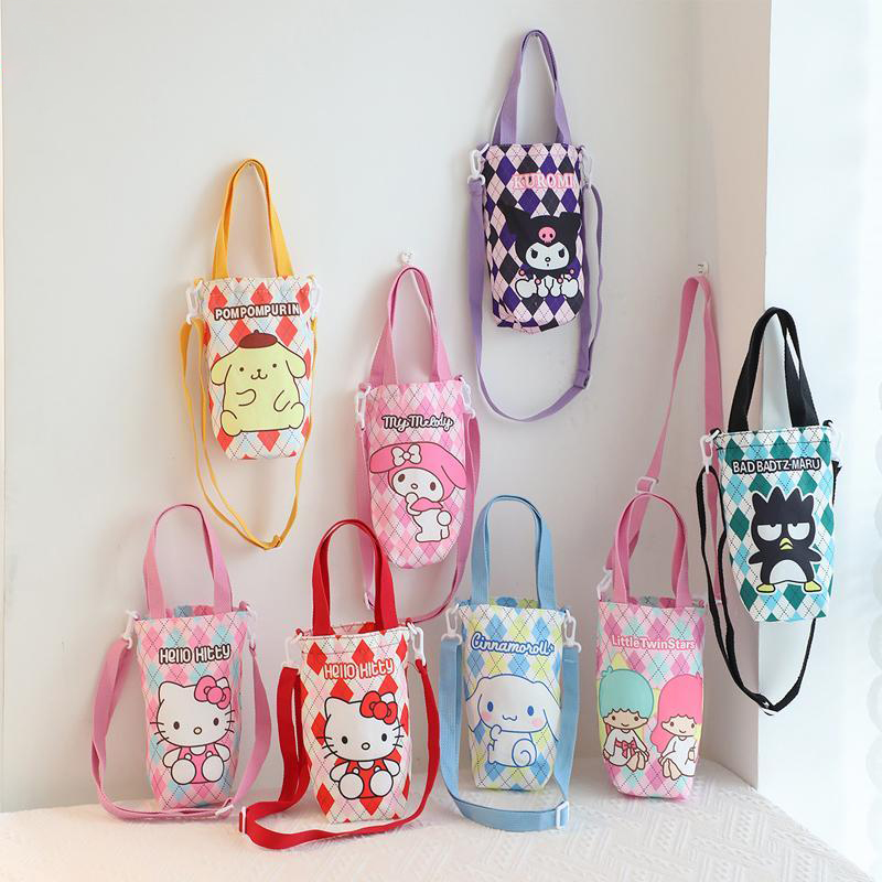 Anime Tote Bag - Kawaii Hello Kitty Water Bottle Bag