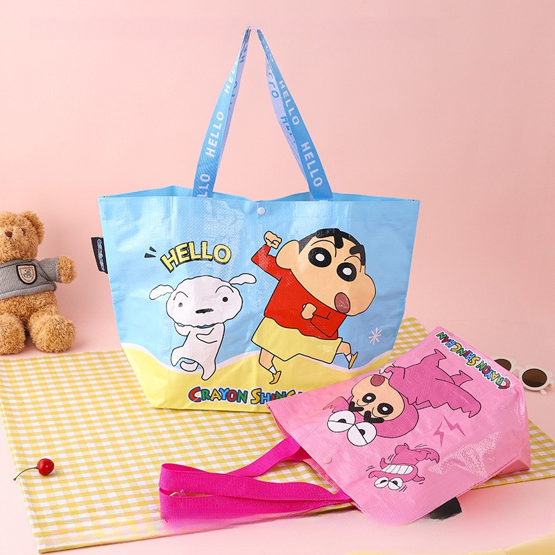 Anime Tote Bag - Crayon Shin-chan Cartoon Canvas Lunch Bag