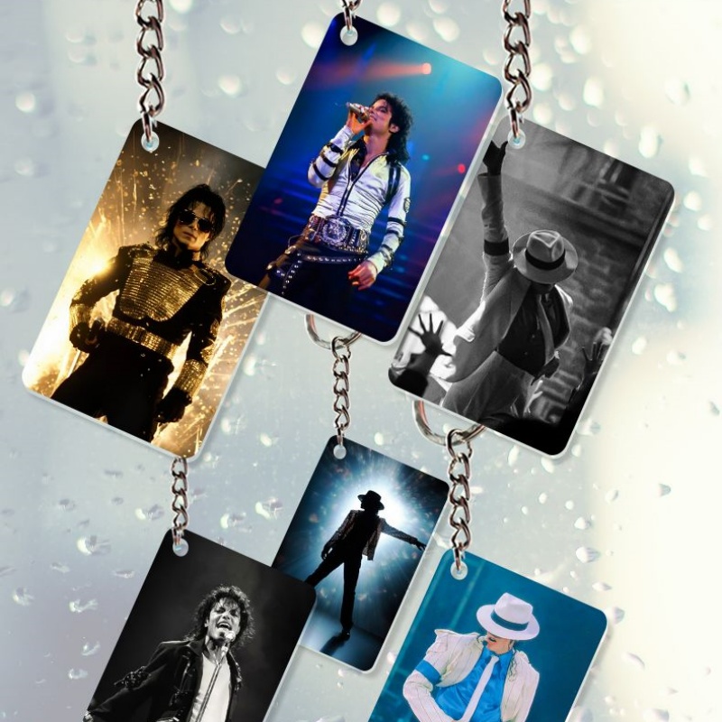 Unique Anime Merchandise - Michael Jackson Mini Keychain Backpack Ornament