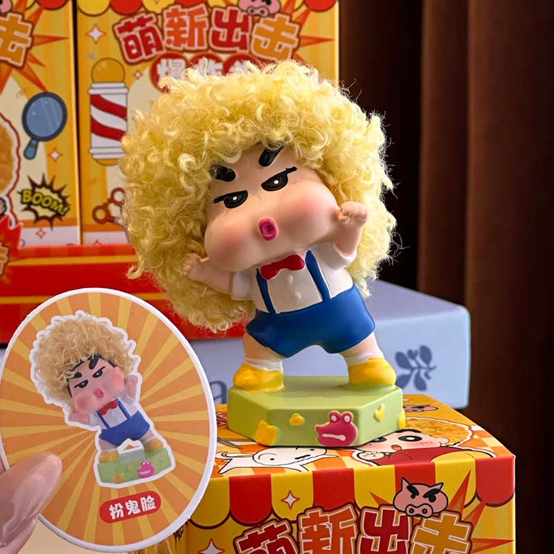 Newbie Attack Afro Crayon Shin - Anime Merchandise Women review and price