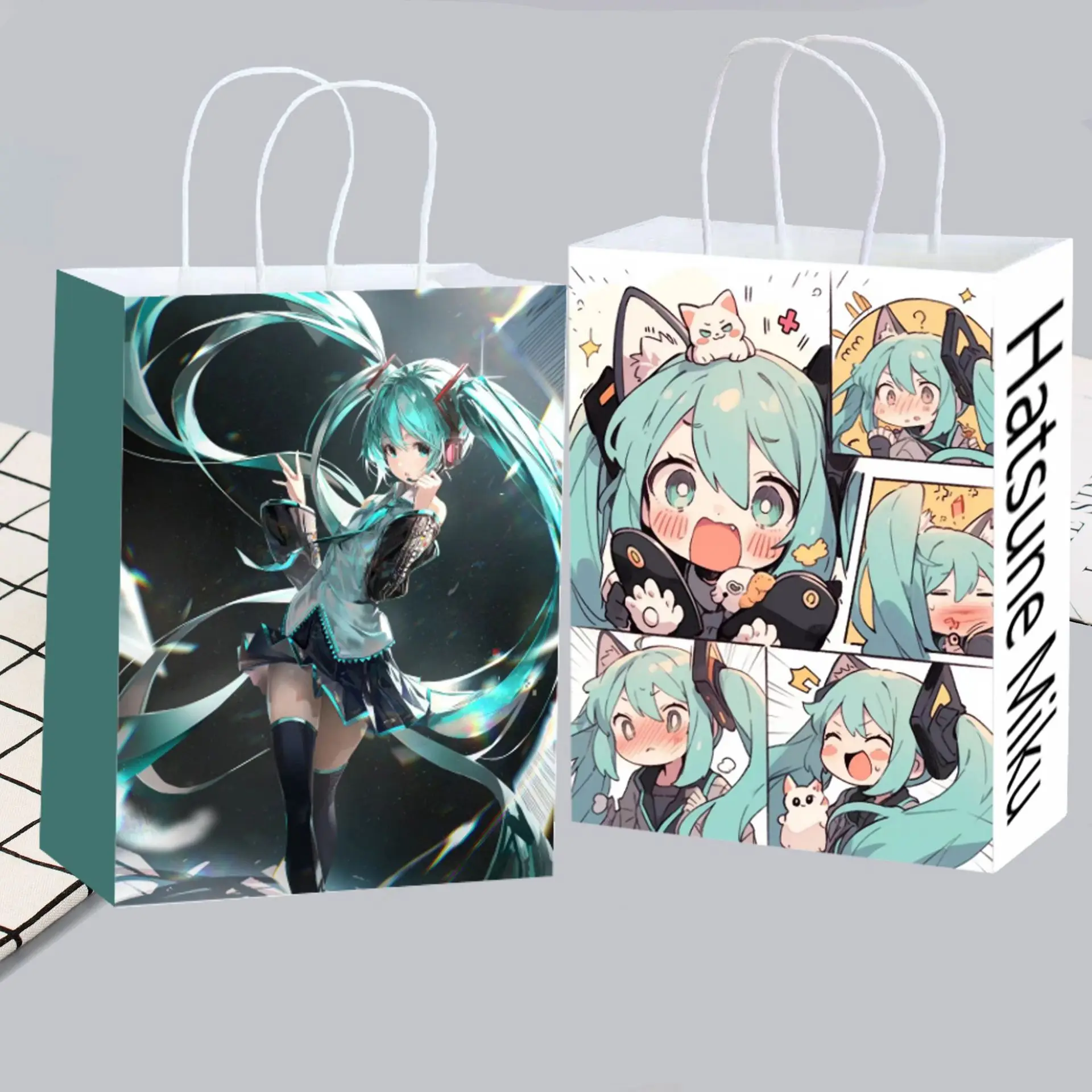 Cute Anime Hatsune Miku Paper  - Anime Merchandise Bag review and price