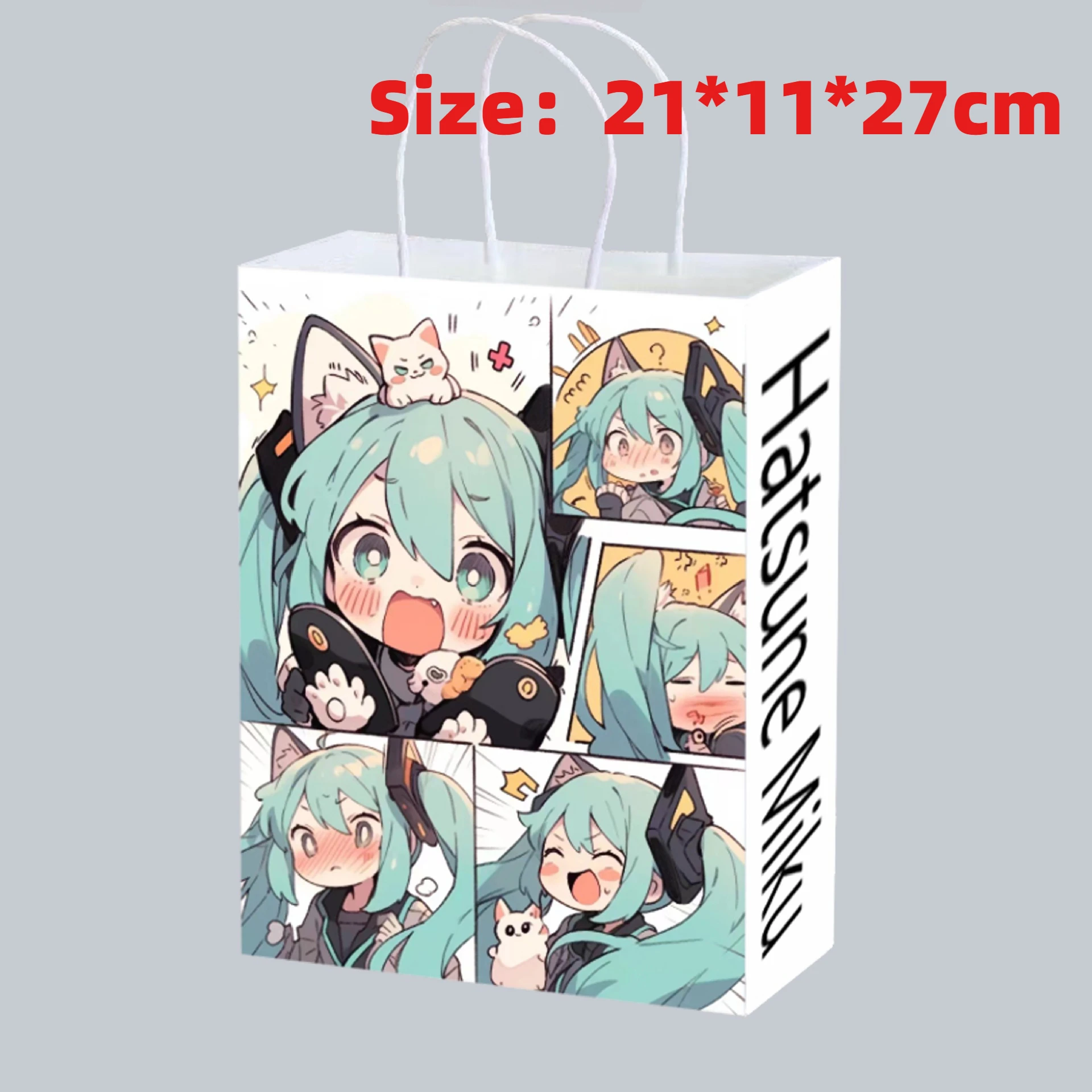 Cute Anime Hatsune Miku Paper  - Anime Merchandise Bag review and price