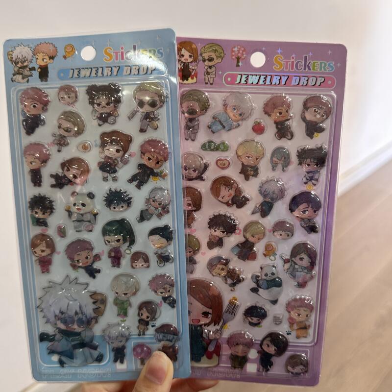 Cartoon 3D Relief Stickers Ani - Anime One Piece Merchandise review and price