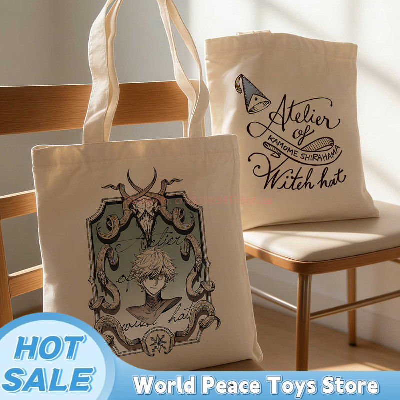 Japanese Witch Hat Atelier Can - Anime Tote Bag review and price