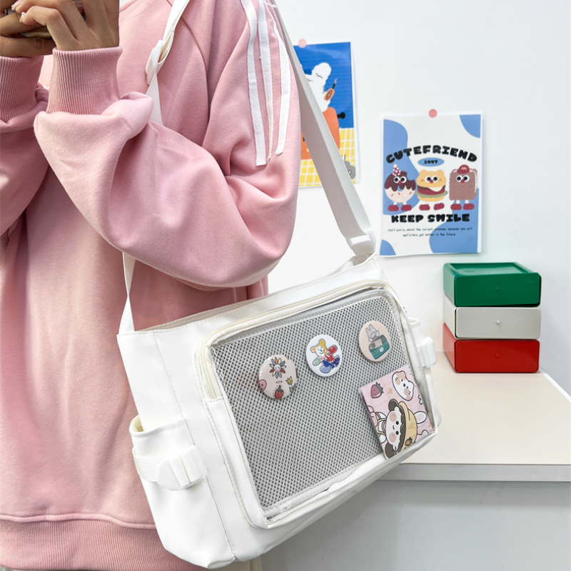 Transparent Badge Display Tote - Anime Tote Bag review and price