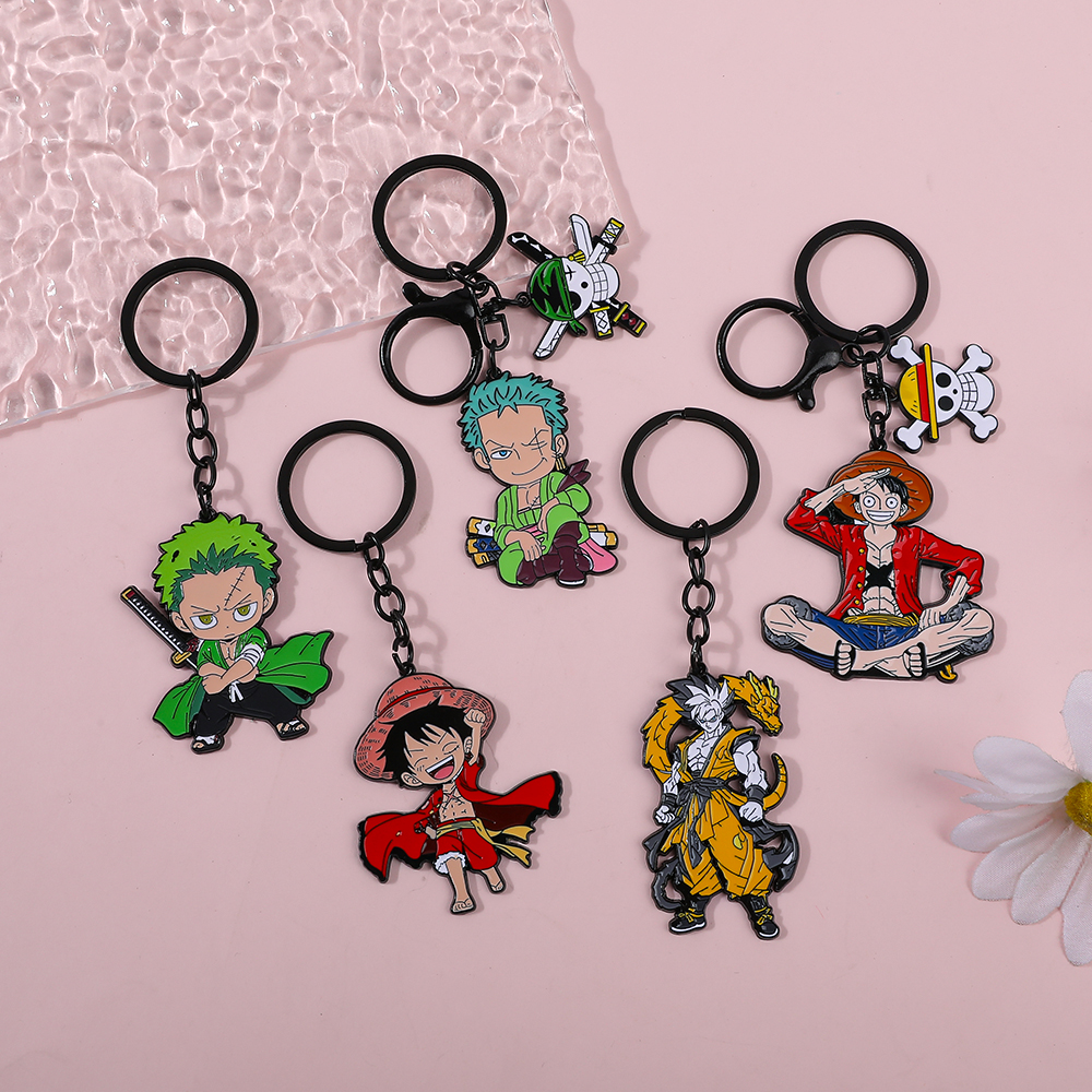 One Piece Anime Keychain Set - - Anime One Piece Merchandise review and price