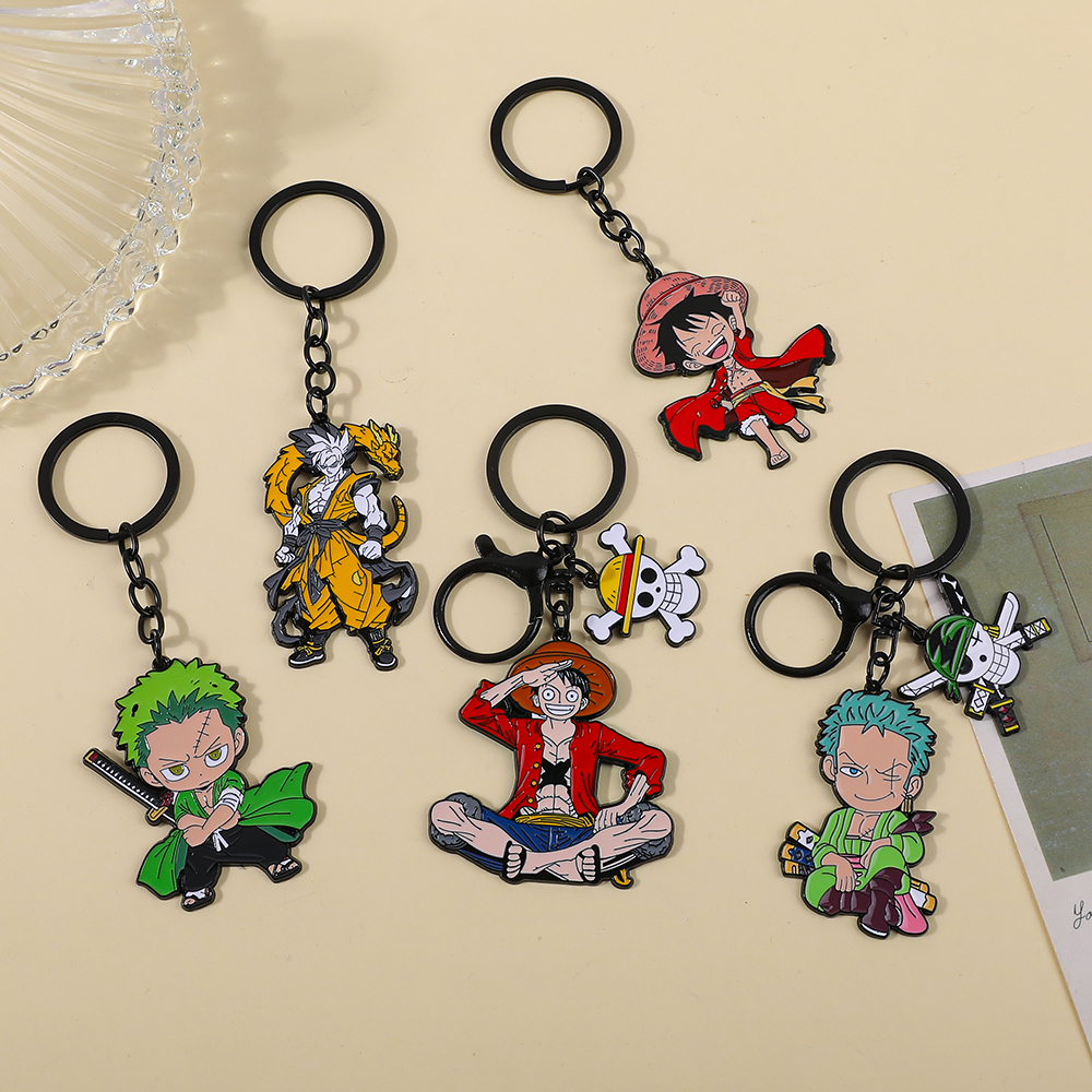 One Piece Anime Keychain Set - - Anime One Piece Merchandise review and price