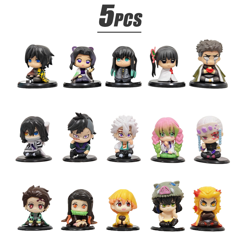 5 Styles/Set Demon Slayer Q Ve - Anime Merchandise Demon Slayer review and price