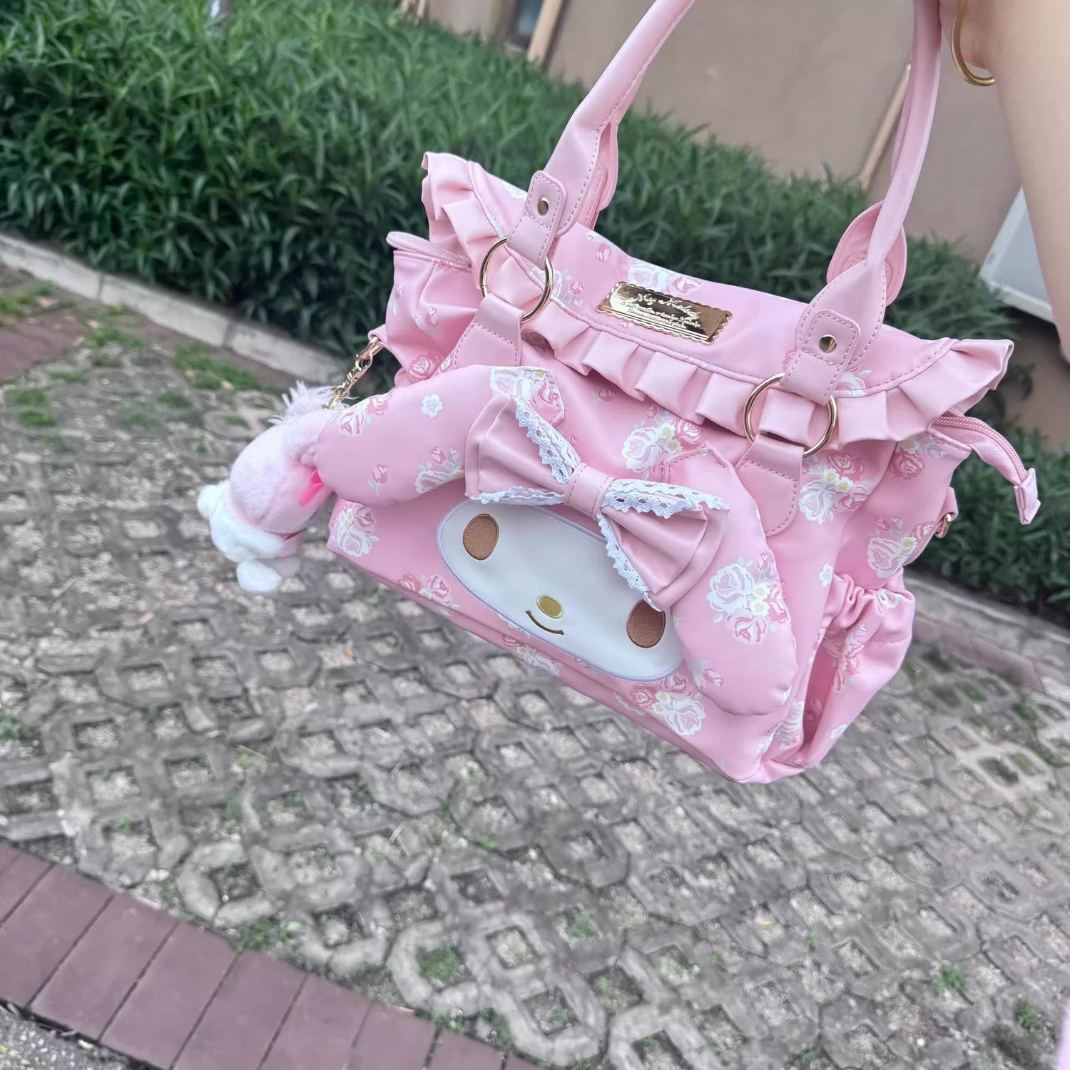 My Melody Cartoon Cute Shoulde - Anime Tote Bag review and price