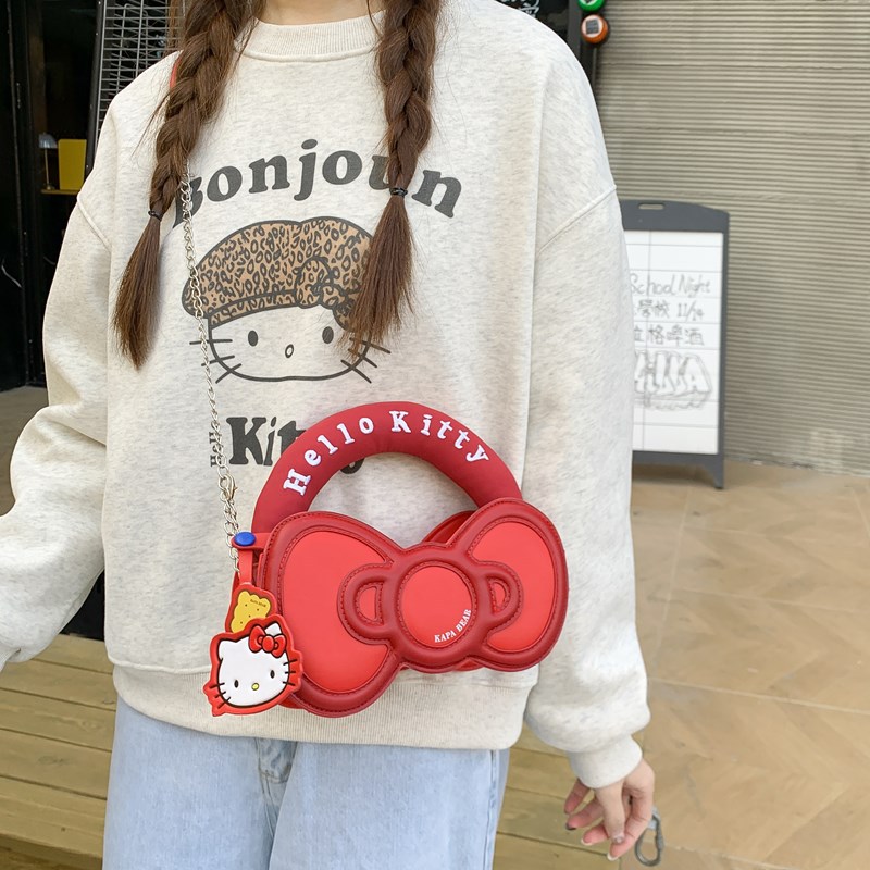 Anime Hello Kitty Bow Bag Fash - Anime Tote Bag review and price