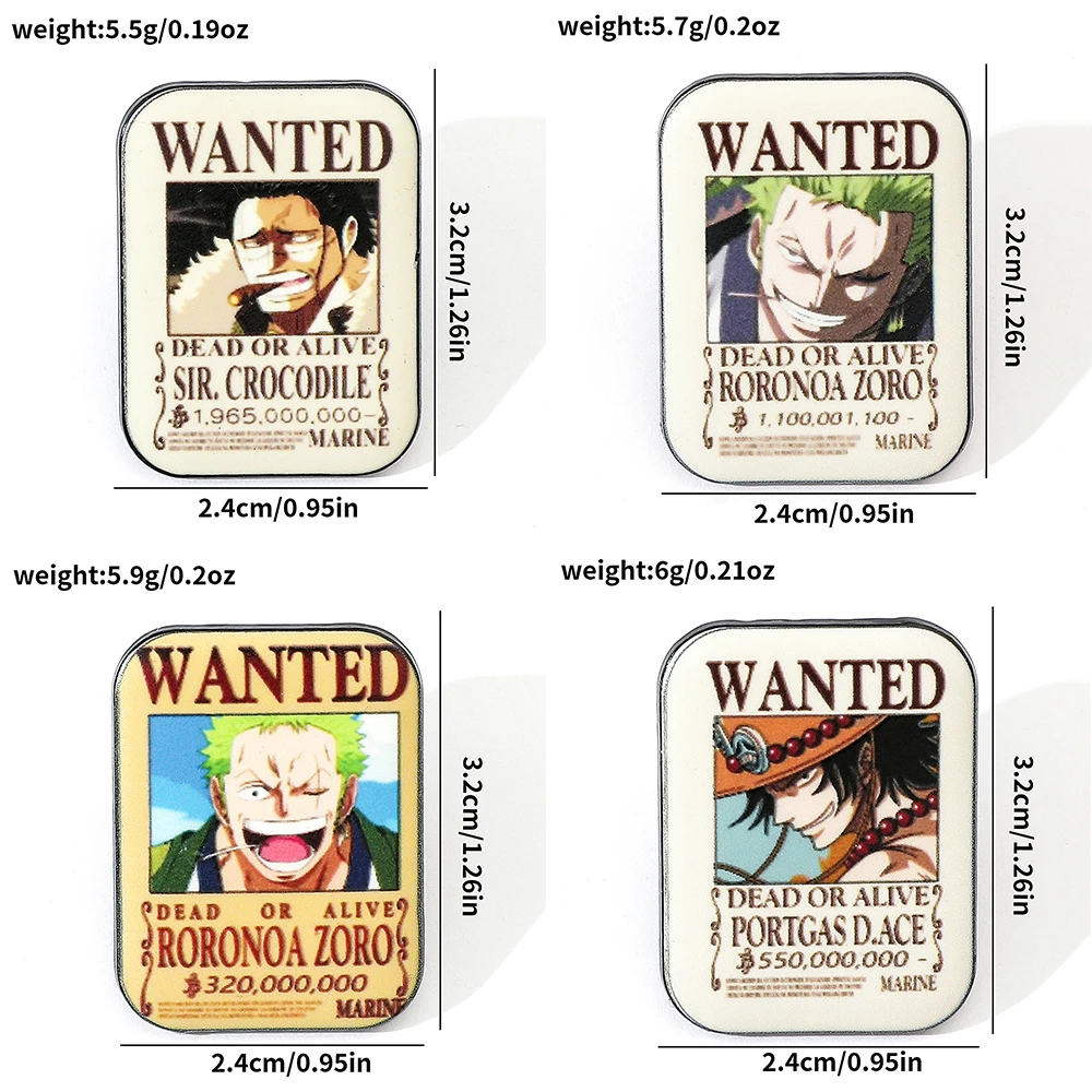 4 Pcs Fashion Cartoon Anime Br - Anime One Piece Merchandise review and price