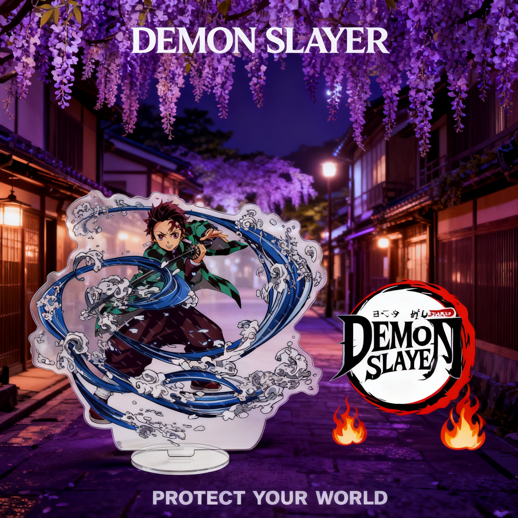 Demon Slayer Anime Acrylic Sta - Anime Merchandise Demon Slayer review and price