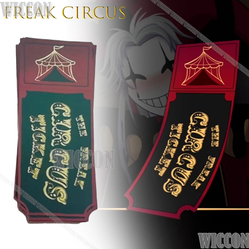 Freak Circus Ticket Card Red G - Anime Merchandise Women review and price