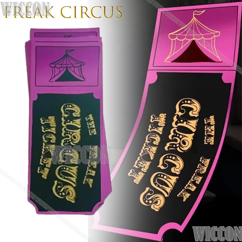 Freak Circus Ticket Card Red G - Anime Merchandise Women review and price
