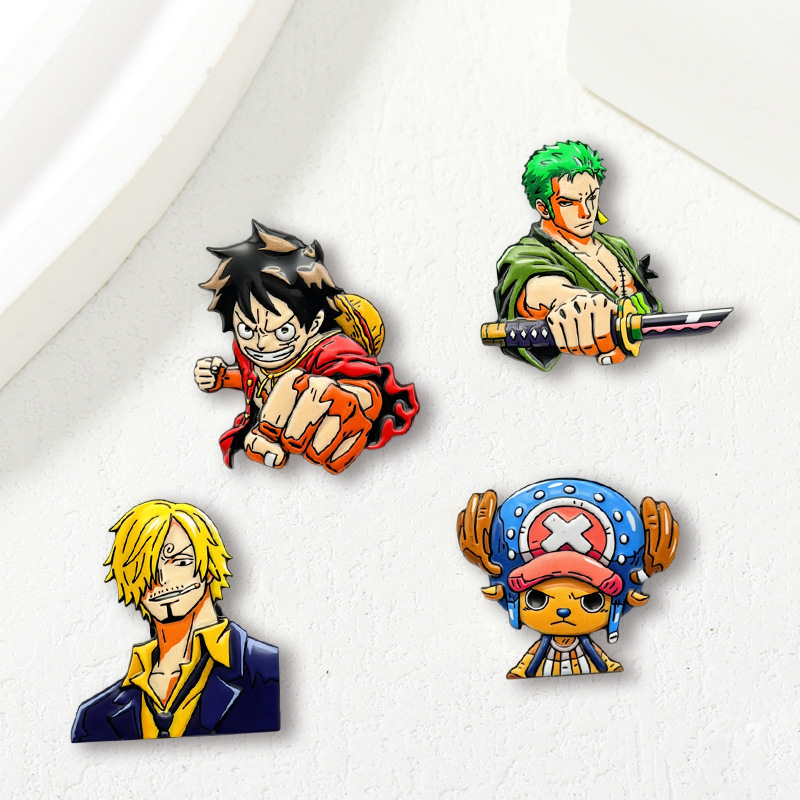 4pcs ONE PIECE Cartoon Charact - Anime One Piece Merchandise review and price