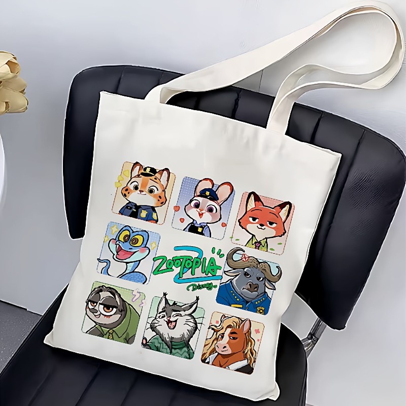 Zootopia cartoon canvas bag, J - Anime Kingdom Merchandise review and price