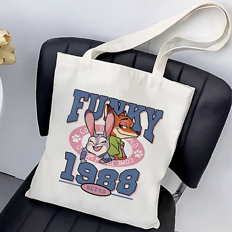 Zootopia cartoon canvas bag, J - Anime Kingdom Merchandise review and price