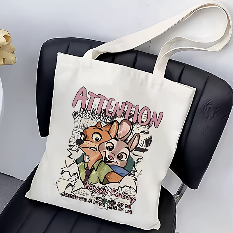 Zootopia cartoon canvas bag, J - Anime Kingdom Merchandise review and price
