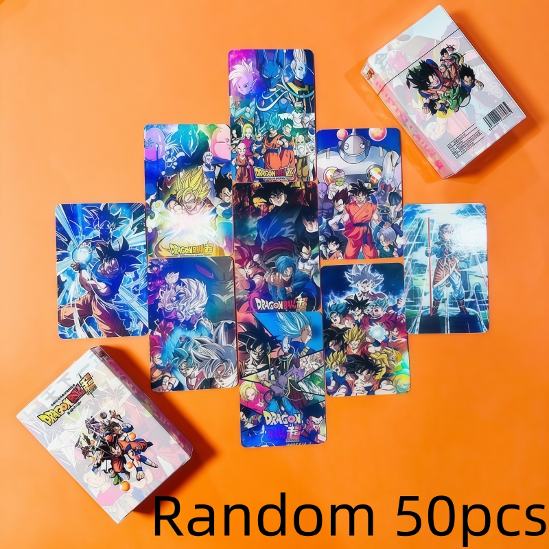 50pcs Dragon Ball holographic  - Anime Merchandise Japan review and price