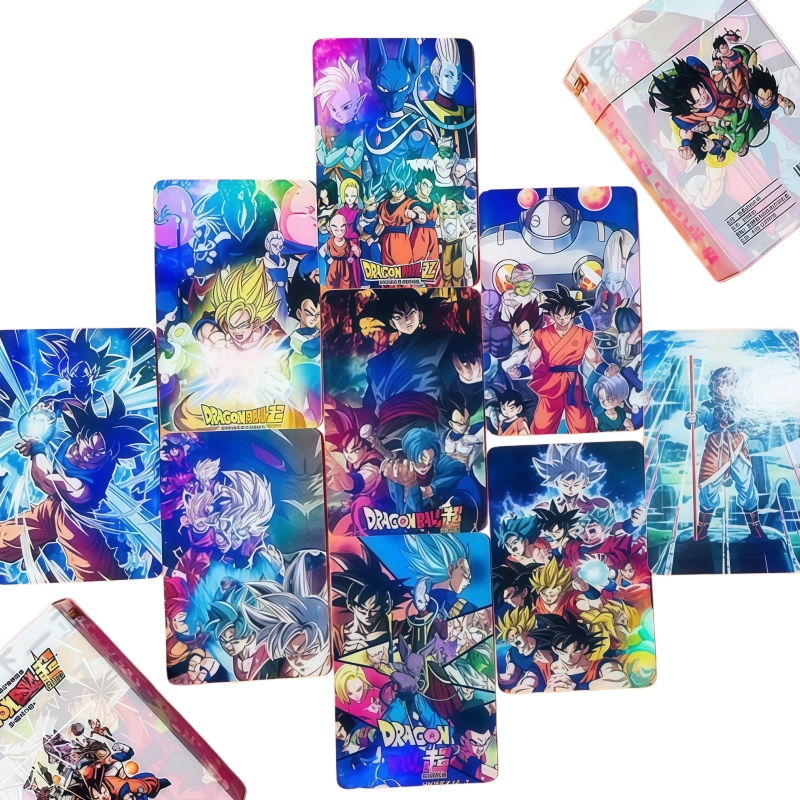 50pcs Dragon Ball holographic  - Anime Merchandise Japan review and price